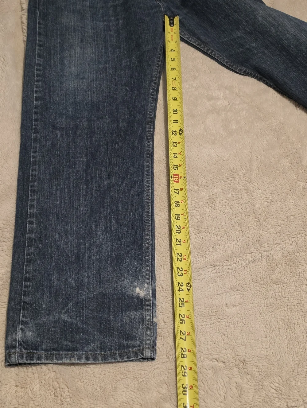 Levi's 505 Men's Blue Straight-Leg Jeans Size 34X30